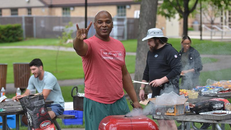 Campus Recreation BBQ at Lake George